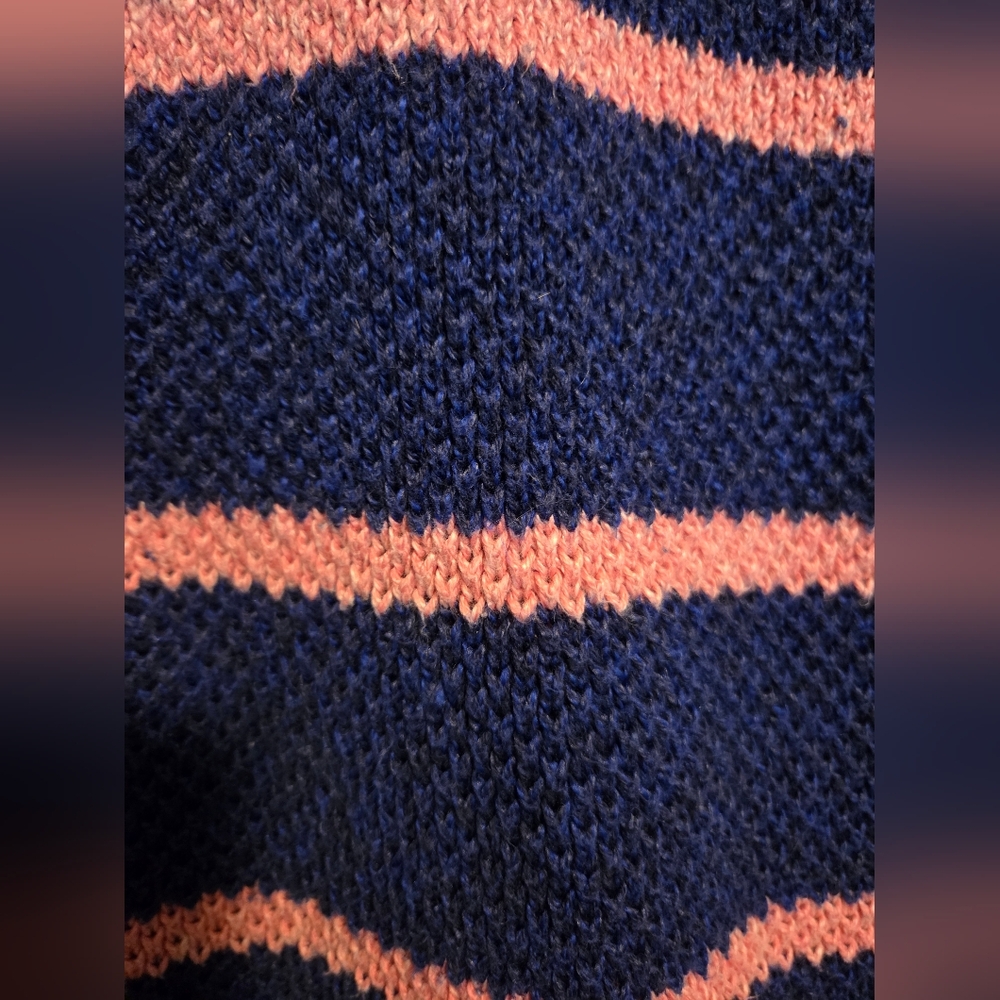 Old Navy size XL Blue and Pink Striped Sweater - Picture 5 of 7